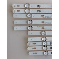 KIT DE LED´S PARA TV ( 10 PIEZAS ) / LG / 60UJ63_UHD_A / 60UJ63_UHD_B / 60UJ63_UHD_C / 60UJ63_UHD_D / LG INNOTEK 17Y 60INCH_A-TYPE_REV0.0_160825 / LG INNOTEK 17Y 60INCH_B-TYPE_REV0.0_160825  / PANEL NC600DGE  AAFX3 / MODELO 60UJ6300-UA 