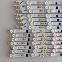 KIT DE LED´S PARA TV ( 14 PIEZAS ) / SAMSUNG / BN96-25316A / BN96-25317A / 2013SVS65F  R  9  REV2.4  130205 / 2013SVS65F  L  11  REV2.4  130205 / PANEL  CY-HF650CSAV1H  / CY-GJ065CSAVYH / MODELO LH65EDDPLGC / ZA / MAS MODELOS EN DESCRIPCION /