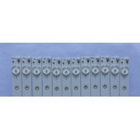  KIT DE LED´S PARA TV WESTINGHOUSE ((12 PIEZAS)) / NUMERO DE PARTE TFMT55D06-ZC21AG-02 / 303TH550069 / TH550M19 / E469119 / PANEL'S T550QVN05 / T550QVN03.0 / T550-DXA-DLED / DISPLAY LSC550FN05-J03 / MODELO WD55UT4490 TW-04441-A055I / TW-04451-N055A