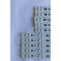 KIT DE LED´S PARA TV ( 10 PIEZAS ) / PHILIPS / TOSHIBA / V580HJ1-LD6-TLDC3 /  V580HJ1-LD6-TRDC3  / V580H1-LD6-TLDC2 / V58H1-LD6-TRDC2 / PANEL  V580HJ1-LD6 / MODELO 58PFL4609/F7  / 58PFL4909 / F7 DS2 / 58L4300U /