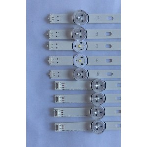 KIT DE LED´S PARA TV (9 PIEZAS ) / LG / 6916L-1833A / 6916-1834A  / LG INNOTEK DRT 3.0 55"_B TYPE REV01_140107 / PANEL LC550DUN  (FG)(A2)  / MODELO 55LB6300 / NOTA IMPORTANTE : KIT CUENTA ORIGINALMENTE 10 PIEZAS ((INCOMPLETO 9 PIEZA))