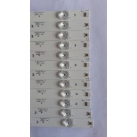 KIT DE LED´S PARA TV ( 12 PIEZAS ) / TCL / 3P55DY006-A1 / 3P55DY006-A1 / HRBQ6 / 0355DY005 / 0355DY006 / MODELO  55US5800