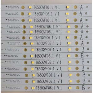 KIT DE LED´S PARA TV ( 14 PIEZAS ) / VIZIO / T650QVF06.1 V1 / ZE65T400023C7 / PANEL T650QVF06 / MODELO P65-C1 / NOTA IMPORTANTE : KIT CUENTA ORIGINALMENTE 16 PIEZAS ((INCOMPLETO 14 PIEZAS))