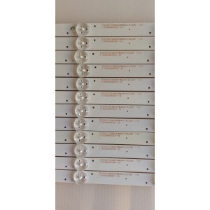 KIT DE LED´S PARA TV ( 12 PIEZAS ) / VIZIO /  I-5500WS80067-V2 / 056.38027.056 / TEST001  / PANEL LSC550FN11-802 / MODELO E55-E2 LWZQVIKT  