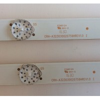 KIT DE LED'S PARA TV (2 PIEZAS) / CRH-A323030020759HREV1.0 / 7710-632000-D220 / PANEL HV320WHB-N81 REV 1.0 / GDL320HY (BD0-101) / MODELOS VIZIO E320-A0 LAIANLCN / LG 32LH500B-UA CUSFLH