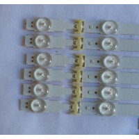 KIT DE LED'S PARA TV SAMSUNG (12 PIEZAS) / NUMERO DE PARTE BN96-40099A / BN96-40100A / V5DU-550DCA-R1 / V5DU-550DCB-R1 / PANEL CY-WM055HGHV2H / MODELO UN55MU6490 / UN55MU6490FXZA CA02