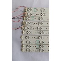 KIT DE LED'S PARA TV (10 PIEZAS) / CPC F 94V0 / F302Z08WCA / F302Z10WCA / F320Z07WCA / F302Z12WCA / PANEL V460HJ1 / MODELO