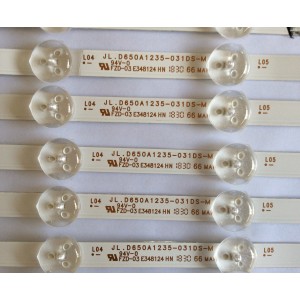 KIT DE LED´S PARA TV NOTA IMPORTANTE : KIT CUENTA ORIGINALMENTE  14 PIEZAS (INCOMPLETO 13 PIEZAS) / RCA AE0110352 / JL.D650A1235-031DS-M / N180731 / PANEL HV650QUB-N9D / MODELO RNSMU6536