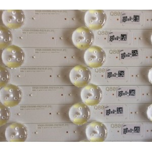 KIT DE LED´S PARA TV (20 PIEZAS) / SAMSUNG BN96-48131A / V9Q8-55SM0-R0 / L1 Q80 E5 FAM S2(5) R1.0 SCR 100 LM41-00704A / PANEL CY-TR055FLLV2H / CY_TR055FLAV2H /  MODELO QN55Q80RAFXZA AA01