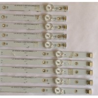 KIT DE LED`S PARA TV  INSIGNIA  (10 PIEZAS) LB-DM3030-GJBBY555X9ABG2-L-Y / LB-DM3030-GJBBY555X9ABG2-R-Y / 29T4T48GBW7N / 210BZ05DLB33LBM02X / 210BZ04DRB33LBM02X / LB-DM3030-GJBBY555X9ABG2-L-H / 55ABG2-L / 55ABG2-R / PANEL TPT550U1 / MODELO NS-55DF710NA19