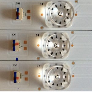 KIT DE LED`S PARA TV (3 PIEZAS) / HITACHI 4C-LB430T-YH4 / 20161009 / 006-P1K3533A / 190817 / TCL-0DM-43D1800-3X8-3030-REV.V1 / 190817-YW7XJY / YHA-4C-LB430T-YH4 / PANEL LVU430LGDX E1 V17 / MODELO 40R80