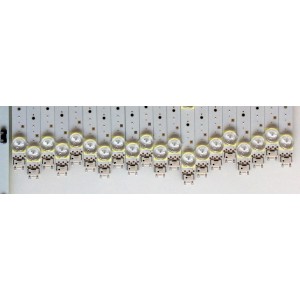 KIT DE LED`S PARA TV (20 PIEZAS) / SAMSUNG BN96-48093A / LM41-00709A / 48093A / E306084 / BN96-48274A / (CT181101) / Q70-55S-10EA / PANEL CY-TR055FLLV3H / MODELO QN55Q70RAFXZA FA01