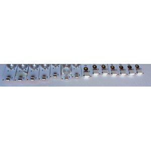 KIT DE LED´S PARA TV INSIGNIA (14 PIEZAS) / NUMERO DE PARTE LBM550P0601-JM-3 / LBM550P0601-JN-4 / 120NAUP39F0F / 210BZ06DL43030M27E / 210BZ06DR43030M27E / SUSTITUTA LB55087 / PANEL TPT550U1-QVN05.U / MODELO NS-55DR710NA17 REV:C