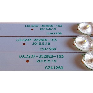 KIT DE LED´S PARA TV (3 PIEZAS) / AVERA LGL3237-3528ES-103 / C241269 / 151012-A0K30-WY-5108A-A / PANEL ST3151A04-8 / MODELO 32AER10