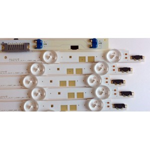 KIT DE LED´S PARA TV / NOTA IMPORTANTE:KIT CUENTA ORIGINALMENTE DE 18 PIEZAS (INCOMPLETO SOLO 12 PIEZAS) / SAMSUNG 38481A / 38482A / LM41-00172E / 00172F / S_5HER0_55_FL_R6_V1.1_150807 / S_5HER0_55_FL_L8_V1 / PANEL CY-TJ055HGEV1H / MODELOS EN DESCRIPCIÓN