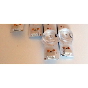 KIT DE LED´S PARA TV (4 PIEZAS) / TCL 180912 / 1.14.HBMD550003 / 1.14.HBMD550002 / 4C-LB5507-PF01J / 4C-LB5508-PF01J / 095E-G3-2-SB.D550L04-17327-SL2007 / SB.D550R04-17328 / PANEL LVU550NDEL SJ9W01 / MODELOS 55S423 / 55S425LFBA