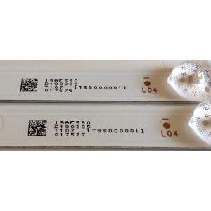 KIT DE LED´S PARA TV (2 PIEZAS) / TOSHIBA JL.D32051330-329AS-M / JL.D32051330-329AS-M A0 / 03E348124HN / 94V-0FZD-03E348124HN / 19AF530 / D190305 / T107 / 017576 / 017577 / 1T98000001I / PANEL U320DH05 / MODELO 32LF221U19