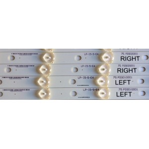 KIT DE LED´S PARA TV (16 PIEZAS) / PANASONIC IC-B-HWBR55D345 / IC-B-HWBR55D345R / IC-B-HWBR55D345L / 75.P2Q01G001 / 75.P2Q02G001 / LP-I5-5-E4 / P2QE24MA4853 / PANEL PAV5533-01 / MODELO TC-55AS530U