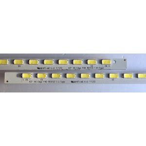 KIT DE LED´S PARA TV (2 PIEZAS) / JVC FN1CID640B / 42¨ V6 EDGE FHD REV1.0 1 L-TYPE / 42¨ V6 EDGE FHD REV1.0 1 R-TYPE / FN 1CID 640 B / PANEL LC420EUH (RD)(A1) / MODELO JLE42BC3001