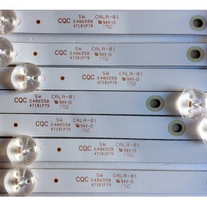 KIT DE LED´S PARA TV W BOX / NUMERO DE PARTE 4708-K55WDC-A2113N01 / K550WDC1 A2 / K550WDC117C098 / X-C71-K9-F15 / K550WDC1 / 471R1P79 / E486558 / CALA-01 / PANEL K550WDC2 / MODELO 0E-55LED4K