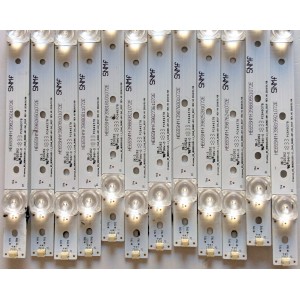 KIT DE LED´S PARA TV (12 PIEZAS) / SHARP 1187120 / PC64937B / HE65SNMF / 130ma041L-B1 / E320262 / Hisense_65_HD650S1U51-L1 / 3030C-D6T-2D1-6S1P / Hisense_65_HD650S1U51-L1_12X6_3030C-D6T-2D1-6S1P REV.V6 / PANEL HD650S1U51-L1\S2\GM\ROH / MODELO LC-65Q620U