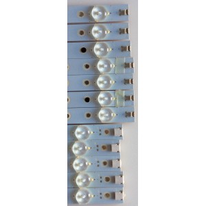 "KIT DE LED'S PARA TV INSIGNIA  / LB55037 V1_00 / 210BZ06DR / 2E674010NYA0 / PANEL TPT550U1-QVN03.U / MODELO NS-55DR710NA17 / NOTA IMPORTANTE:KIT CUENTA ORIGINALMENTE DE 14 PIEZAS ((INCOMPLETO SOLO 12 PIEZAS))	"