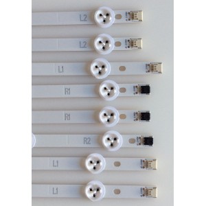 KIT DE LED´S PARA TV (8 PIEZAS) / LG 42¨ ROW2.1 Rev 0.0 1 / 6916L-1338A / 6916L-1339A / 6916L-1340A / 6916L-1341A / PANEL LC420DUE / MODELOS DP42D23 / TX-L42B6B / MT42W-267C3 / 42LA615S-ZB / 42LN5707-ZA / 42LN5708-ZA / 42LN570R-ZA