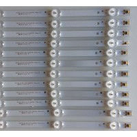 KIT DE LED'S  PARA TV ATYME (12 PIEZAS) / SQY55_DLED_7X12_MCPCB / AE0110457 / PANEL HV550QUB-N4D / HV550QUB-N5A / MODELO 550AM7UD / RTU5540-B