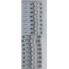 KIT DE LED'S PARA TV PANASONIC (16 PIEZAS) / IC-C-HWBR60D322L/R / PANEL'S PAV6032-03 / LC600DUK(SG)(E1) / MODELOS TC-60AS640U / TC-60AS650B / TC-60AS530U