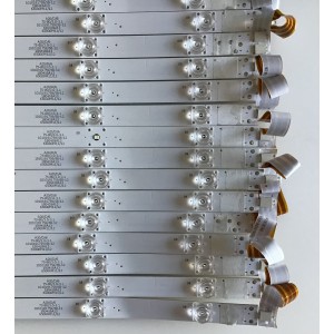 KIT DE LED'S PARA TV JVC (16 PIEZAS) / 30365009215 / LED65D9-03(C) / 1010191759/58-12 / PANEL LSC650FF05-W / MODELO