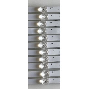 KIT DE LED'S PARA TV JVC (16 PIEZAS) / 30365009215 / LED65D9-03(C) / 1010191759/58-12 / PANEL LSC650FF05-W / MODELO