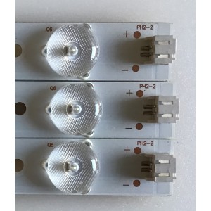 KIT DE LED'S PARA TV JENSEN ((3 PIEZAS)) / NUMERO DE PARTE ADS-DX3236-003 / C229293 / 170526-LTE32424-T3S42-R7 / MODELO JTV3217DC