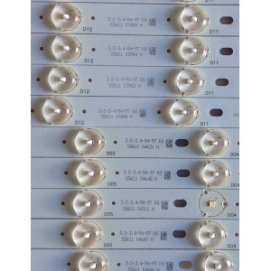 KIT DE LED'S PARA TV PROSCAN (10 PIEZAS) / RF-AD500E32 / RF-AD500E32-0701L-01 A2 / RF-AD500E32-0701R-01 A2 / MODELO PLDED5068A-B 