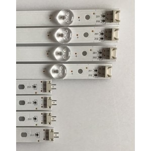 KIT DE LED'S PARA TV LG (8 PIEZAS) / NC490DGG-ABFX3 / GAN01-1317A-P1 / GAN01-1318A-P1 / PANEL NC490DGG-ABGP1 / MODELO 49UK6200PUA