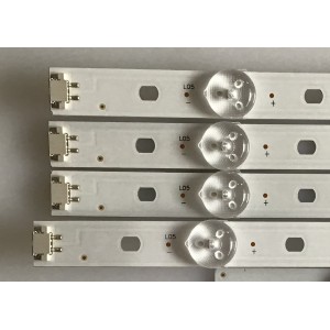 KIT DE LED'S PARA TV LG (8 PIEZAS) / NC490DGG-ABFX3 / GAN01-1317A-P1 / GAN01-1318A-P1 / PANEL NC490DGG-ABGP1 / MODELO 49UK6200PUA