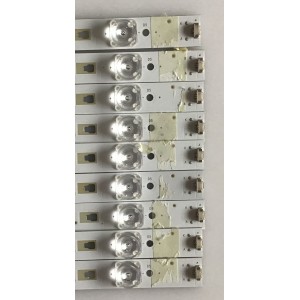 KIT DE LED'S PARA TV JVC (9 PIEZAS) / 30349005201 / LED49D05-ZC23AG-01 / PANEL LSC490FN02-W / MODELOS LT-49MA770 / LT-49MA877