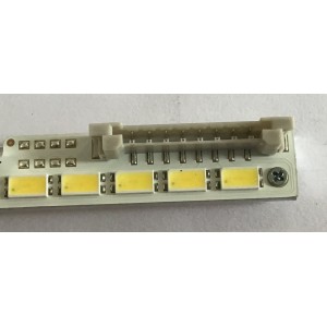 KIT DE LED´S PARA TV SAMSUNG (2 PIEZAS) BN64-01664A / 2011SVS55_6.5K_V2_4CH_PV_LEFT100 / 2011SVS55_6.5K_V2_4CH_PV_RIGHT100 / PANEL LTJ550HW01-C / MODELO UN55D6420UF / UN55D6400UF