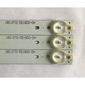 KIT DE LED´S PARA TV JVC (3 PIEZAS) / C-CNT32D522 / 180.DT0-321900-0H / A2CC / PANEL CX315DEDM / MODELO LT-32DE75