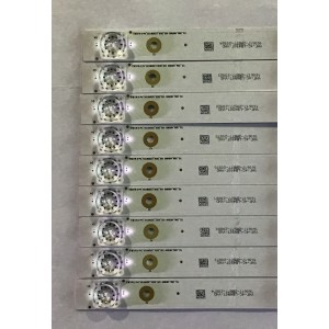 KIT DE LED'S PARA TV HITACHI (9 PIEZAS) / YHF-4C-LB490T-YHD / TCL_0DM_49D1800 4X9_3030_LX20161124_VER.0 / PANEL LVU490CSDX E2  / MODELO 49R80