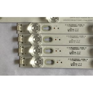 KIT DE LED´S PARA TV TCL (8 PIEZAS) / SJ.SB.D4900501-3030BR-M/SJ.SB.D4900401-3030BL-M / 1.14.SWMD490002 / 1.14.SWMD490001 / SJ-4C-LB4905-PF01J / SJ-4C-LB4904-PF01J / PANEL LVU490ND1L / LVU485ND1L / MODELO 49S405TABA / 49S405LDAA / 49S403