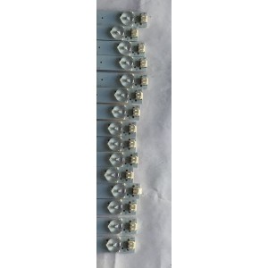 KIT DE LED´S PARA TV HAIER (15 PIEZAS) /CRH-K653535T15094BC / 201039-2 / CRH-K653535T15094BC-REV1.0 GS / A8M03H51PAA164TK / 8149010665004 / PANEL LSC650FN05 / MODELO 65UF2505