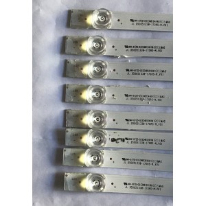 KIT DE LED´S PARA TV POLAROID (8 PIEZAS) / JL.D50051330 / JL.D50051330-170AS-M_V01 / FZD-03 E348124HN / 18AF430 / 203-011-0052H / PANEL V500DJ6-QE1 / MODELO 50T7U