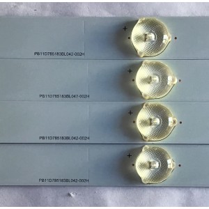 KIT DE LED´S PARA TV SEIKI (4 PIEZAS) / L.14164000100 / PB11D785183BL042-002H / 102276 / DY-01 E340369 / PANEL LSC400HJ01-801 / MODELO SE40FY19