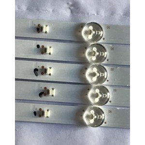 KIT DE LED´S PARA TV SCEPTRE (5 PIEZAS) / ZX50ZC332M08A0V0-K600 / 8149010750004 / ZX-A-Z / PANEL CN50CN7350 / MODELO H50