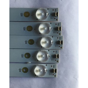 KIT DE LED´S PARA TV VIZIO (5 PIEZAS) / LBM430P1001-BV-1 / LBM430P1001-BV-1(5) / 210B10D043030H21E / PANEL TPT430H3-HVN01.U / MODELO D43F-E1 LTTWVVBT / D43F-F1