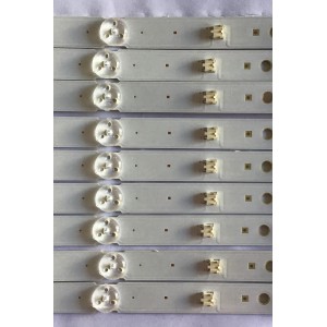 KIT DE LED'S PARA TV SONY ((INCOMPLETO SOLO 9 PIEZAS)) / NUMERO DE PARTE LM41-00727A / L3_L_E5_BWP_S6_1 R1.0_SAN_1.0 / PANEL YM9F055CN001 / MODELO XBR55X800G / XBR-55X800G