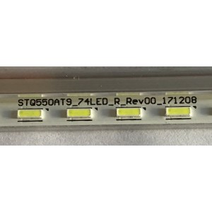 LED PARA TV TCL (1 PIEZA) / STQ550AT9 / 4C-LB5574-PF / STQ550AT9_74LED_L_REV00_171208 / STQ550AT9_74LED_R_REV00_171208 / 4C-LB5574-PF01L / 4C-LB5574-PF02L / 180913  /  PC64994 / PANEL LVU550NEBL / MODELO 55P6000-LPN001A / 1.21M