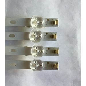 KIT DE LED´S PARA TV RCA (4 PIEZAS) / AE0110344 / JL.D395A1235-031CS-M / D170924 / 26AL  A8M30 / PANEL LSC400HN08 / MODELO RLDEDV4001-A-C A1709