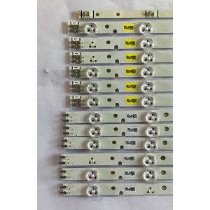 KIT DE LED'S PARA TV (12 PIEZAS) / BN96-24110A / BN96-24111A / 46-3535LED-72EA-L / 46-3535LED-72EA-R / D1GE-460SCA-R4 / D1GE-460SCB-R4 / PANEL LTJ460HN10-V / MODELOS UN46EH6030MXZL / UE46EH6030WXZG / LH46MDCPLGA/ZA SS01 / MODELOS EN DESCRIPCIÓN