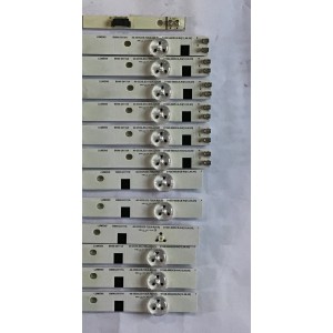 KIT DE LED'S PARA TV (12 PIEZAS) / BN96-24110A / BN96-24111A / 46-3535LED-72EA-L / 46-3535LED-72EA-R / D1GE-460SCA-R4 / D1GE-460SCB-R4 / PANEL LTJ460HN10-V / MODELOS UN46EH6030MXZL / UE46EH6030WXZG / LH46MDCPLGA/ZA SS01 / MODELOS EN DESCRIPCIÓN